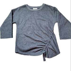 Evidnt Los Angeles Cute Front Scrunch Detail Wool Sweater